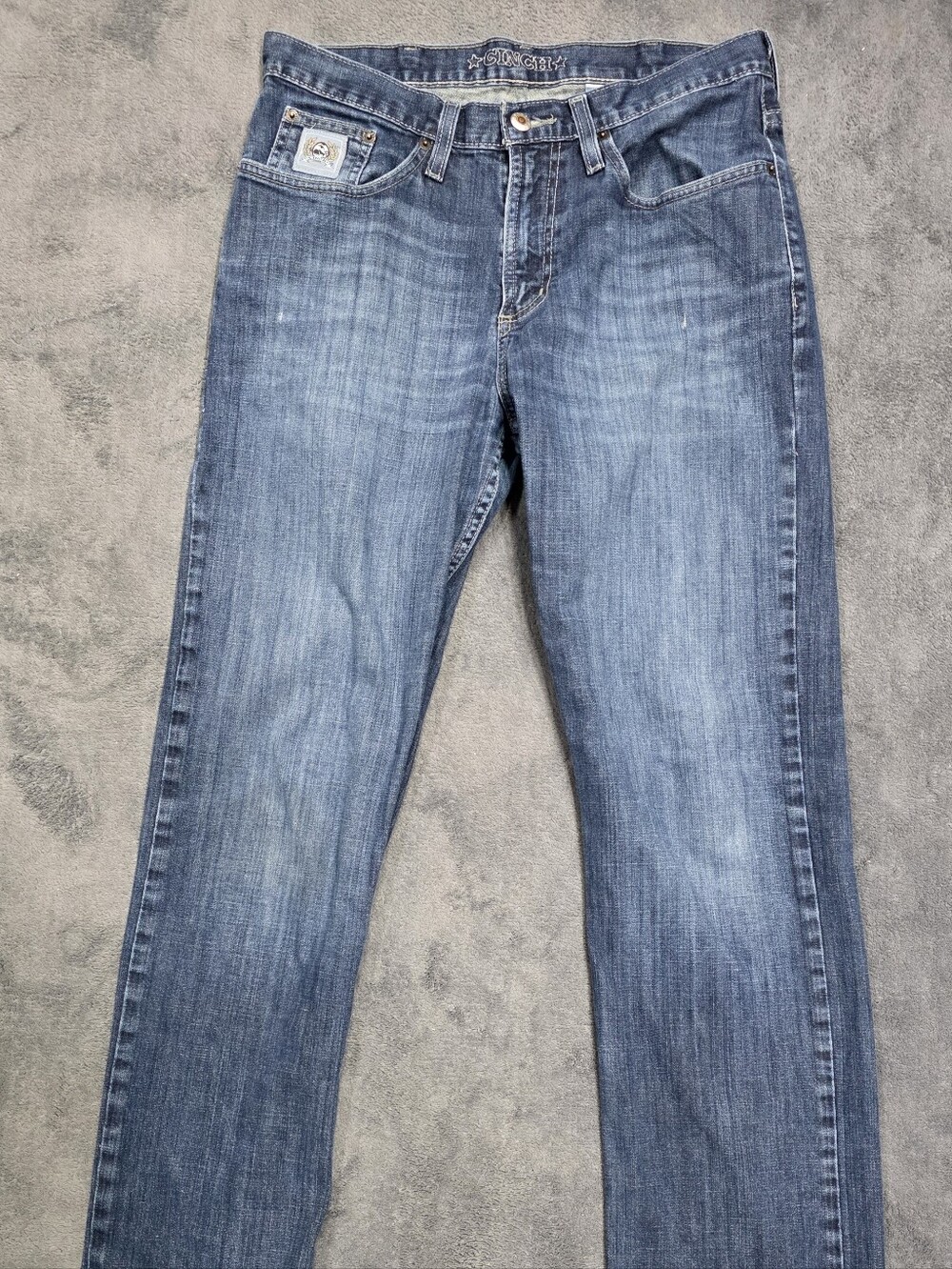 Cinch Mens Silver Label 007 Performance Straight Leg Jean Style MB98034007 31/34